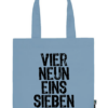 Baumwolltasche "vier neun eins sieben null"
